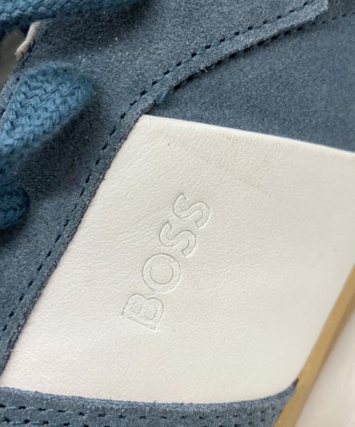 BOSS（ボス）BOSS (ボス) Brandon ローカットスニーカー ブルー サイズ:44の古着・服飾アイテム