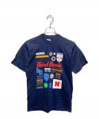 NUMBER (N)INEナンバーナイン）の古着「プリントTシャツ」｜ネイビー