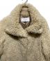 中古・古着 LE CIEL BLEU (ルシェルブルー) Faux Fur Stand Collar Coat ベージュ サイズ:36：10000円
