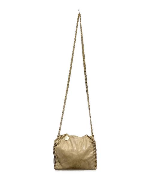 STELLA McCARTNEY（ステラマッカートニー）STELLA McCARTNEY (ステラマッカートニー) MINI Falabella チェーンショルダーバッグ ベージュの古着・服飾アイテム