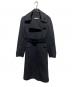 SPORT MAX（スポーツマックス）の古着「CUCITO A MANO カシミヤ混ロングコート」｜ブラック