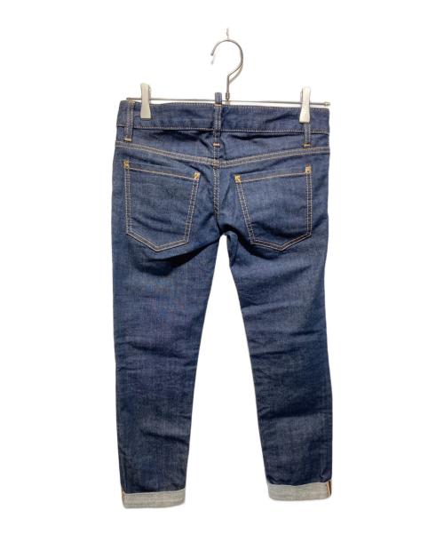 DSQUARED2（ディースクエアード）DSQUARED2 (ディースクエアード) ボタンフライデニムパンツ インディゴ サイズ:36の古着・服飾アイテム