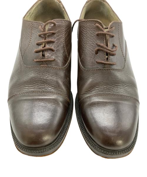 EMPORIO ARMANI（エンポリオ アルマーニ）EMPORIO ARMANI (エンポリオ アルマーニ) ストレートチップシューズ ブラウン サイズ:42　1/2の古着・服飾アイテム
