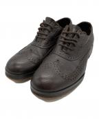 EMPORIO ARMANIエンポリオアルマーニ）の古着「ウィングチップシューズ」｜ブラウン