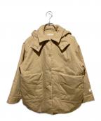 YORIヨリ）の古着「コットン中綿ジャケット」｜ベージュ
