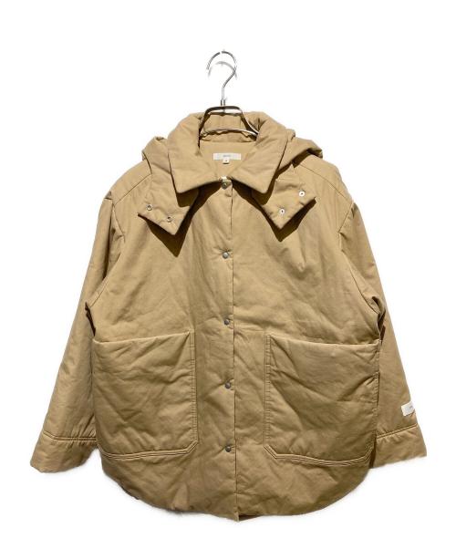 YORI（ヨリ）yori (ヨリ) コットン中綿ジャケット ベージュ サイズ:36の古着・服飾アイテム