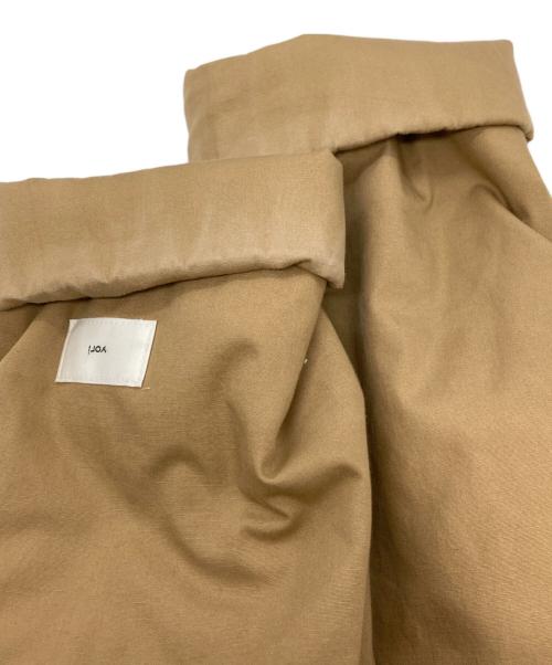 YORI（ヨリ）yori (ヨリ) コットン中綿ジャケット ベージュ サイズ:36の古着・服飾アイテム