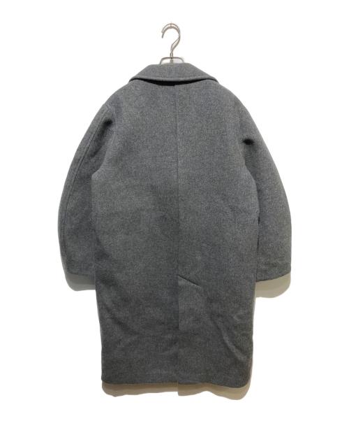 Adam et Rope（アダム エ ロペ）Adam et Rope (アダム エ ロペ) ウールボンディングロングコート グレー サイズ:36 未使用品の古着・服飾アイテム