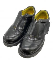 DIESEL（ディーゼル）の古着「レザーベルクロシューズ」｜ブラック