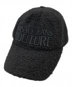 ）の古着「ムートンロゴキャップ」｜ブラック