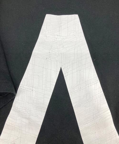 BALENCIAGA（バレンシアガ）BALENCIAGA (バレンシアガ) 24SS  ダメージ加工CONNECTED プリントTシャツ ブラック サイズ:Lの古着・服飾アイテム