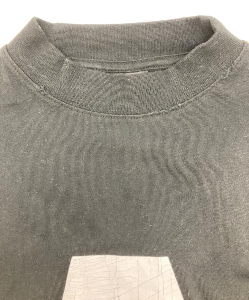 BALENCIAGA（バレンシアガ）BALENCIAGA (バレンシアガ) 24SS  ダメージ加工CONNECTED プリントTシャツ ブラック サイズ:Lの古着・服飾アイテム