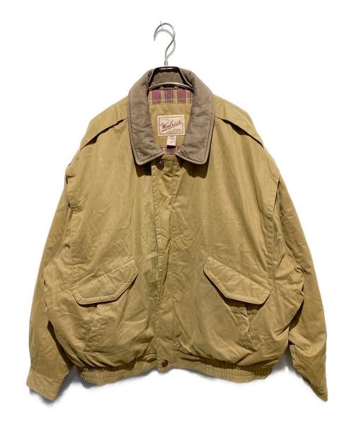 WOOLRICH（ウールリッチ）WOOLRICH (ウールリッチ) スイングトップボンバージャケット ベージュ サイズ:2XLの古着・服飾アイテム