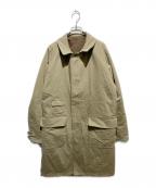 ）の古着「リバーシブルステンカラーコート」｜ベージュ×ブラウン