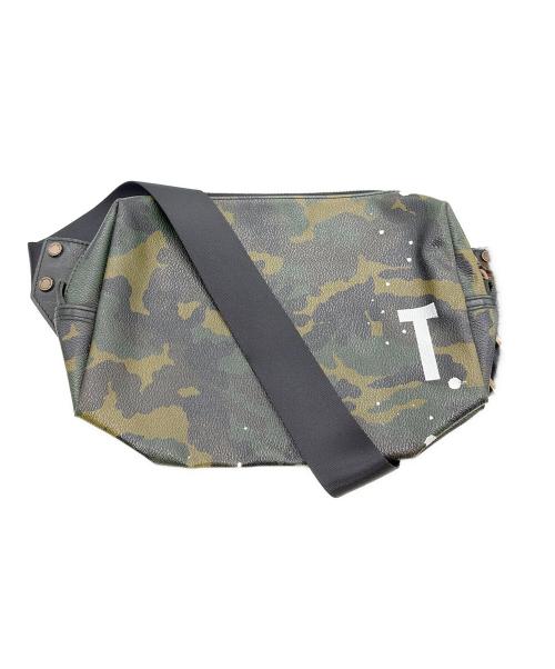 Gentil Bandit（ジャンティバンティ）GENTIL BANDIT (ジャンティバンティ) カモペイントバッグ グリーンの古着・服飾アイテム