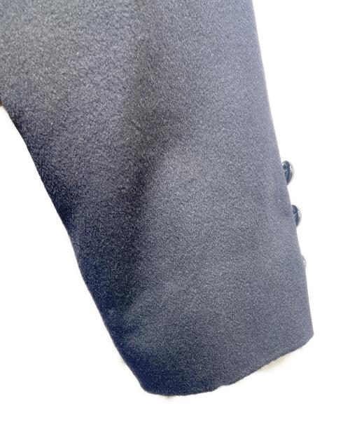 CREMONA（クレモナ）CREMONA (クレモナ) 裏地ペイズリー柄カシミヤダブルコート ネイビー サイズ:9の古着・服飾アイテム