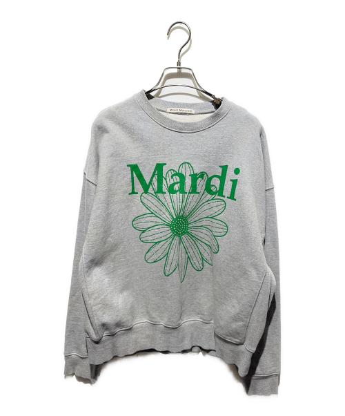 Mardi Mercredi（マルディメクルディ）MARDI MERCREDI (マルディメクルディ) クルーネックスウェット グレー サイズ:不明の古着・服飾アイテム