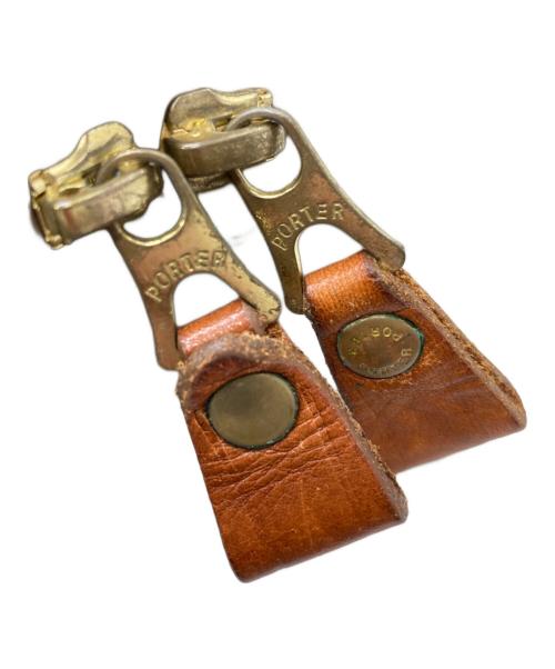 PORTER（ポーター）PORTER (ポーター) GRAVITY 2WAY BRIEFCASE グレー×ブラウンの古着・服飾アイテム