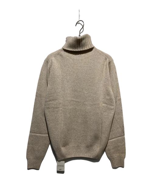 BEAMS F（ビームスエフ）BEAMS F (ビームスエフ) タートルネックニット ベージュ サイズ:48 未使用品の古着・服飾アイテム