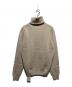 BEAMS F (ビームスエフ) タートルネックニット ベージュ サイズ:48 未使用品：8000円