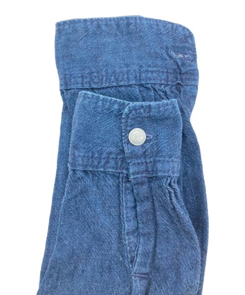 45R（フォーティファイブ・アール）45R (フォーティファイブ・アール) 赤糸ステッチコットンシャツ インディゴ サイズ:2の古着・服飾アイテム