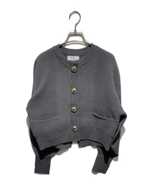 Adam et Rope（アダム エ ロペ）Adam et Rope (アダム エ ロペ) BIGボタンニットカーディガン グレー サイズ:FREEの古着・服飾アイテム