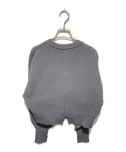 Adam et Rope（アダム エ ロペ）Adam et Rope (アダム エ ロペ) BIGボタンニットカーディガン グレー サイズ:FREEの古着・服飾アイテム