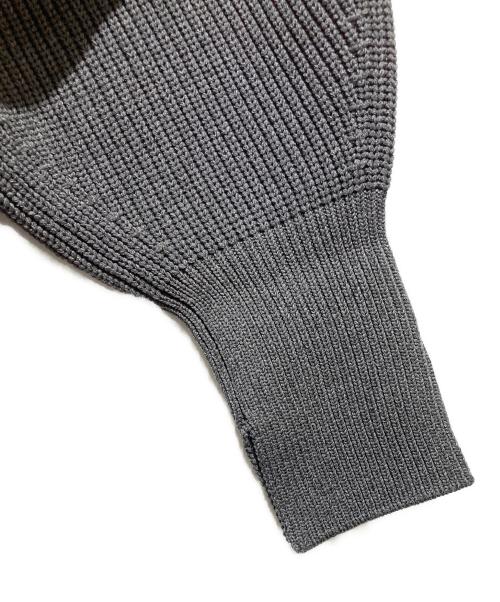 Adam et Rope（アダム エ ロペ）Adam et Rope (アダム エ ロペ) BIGボタンニットカーディガン グレー サイズ:FREEの古着・服飾アイテム