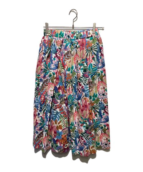 かぐれ（カグレ）かぐれ (カグレ) ボタニカルリバティプリントスカート マルチカラー サイズ:FREE 未使用品の古着・服飾アイテム