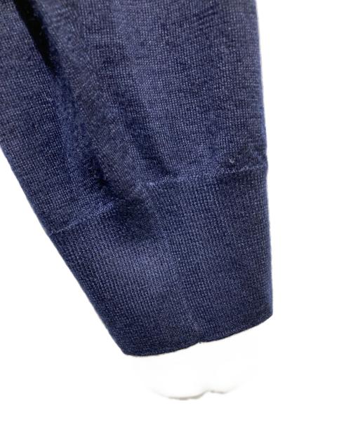 FEDELI（フェデーリ）FEDELI (フェデーリ) ハイゲージカシミアシルクソリッドクルーネックニット ネイビー サイズ:52の古着・服飾アイテム