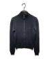 BURBERRY BLUE LABEL（バーバリーロンドンブルーレーベル）の古着「フルジップニット」｜ブラック