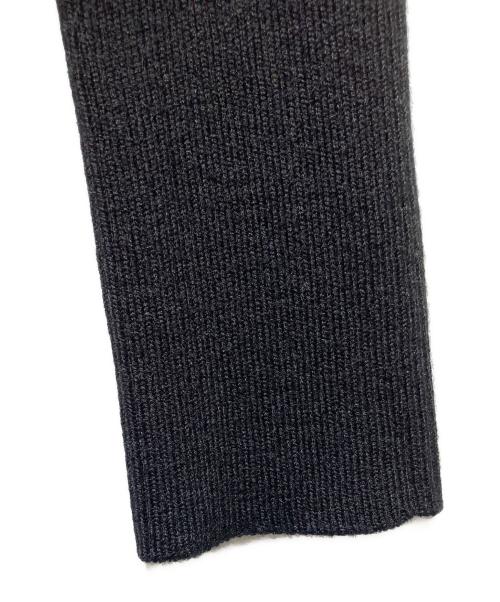 BLUE LABEL CRESTBRIDGE（ブルーレーベルクレストブリッジ）BLUE LABEL CRESTBRIDGE (ブルーレーベルクレストブリッジ) チェック切替ニットワンピース ブラック サイズ:38の古着・服飾アイテム