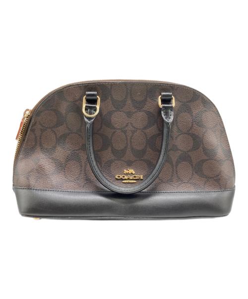 COACH（コーチ）COACH (コーチ) シグネチャーハンドバッグ ブラウンの古着・服飾アイテム