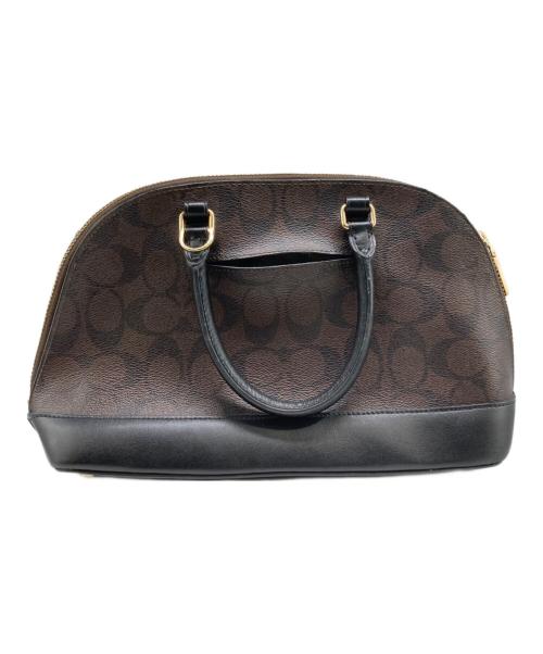 COACH（コーチ）COACH (コーチ) シグネチャーハンドバッグ ブラウンの古着・服飾アイテム