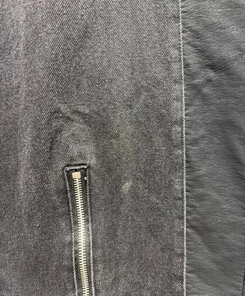 MAMC（エムエーエムシー）MAMC (エムエーエムシー) 切替デニムパンツ ブラック サイズ:Sの古着・服飾アイテム