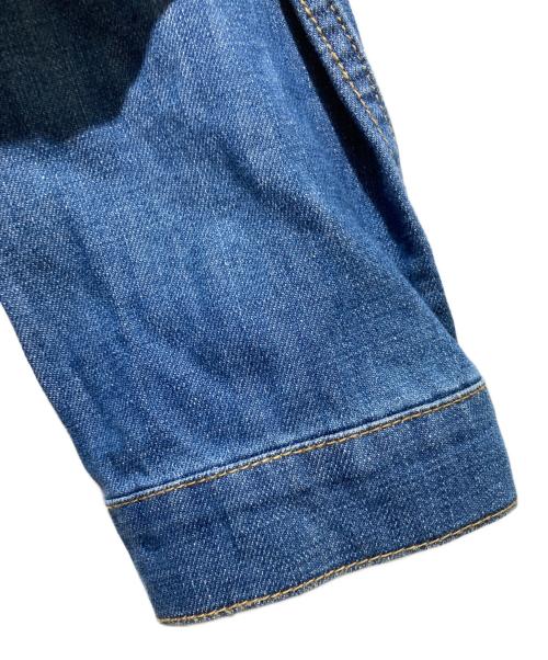 MACKINTOSH PHILOSOPHY（マッキントッシュ フィロソフィー）MACKINTOSH PHILOSOPHY (マッキントッシュ フィロソフィー) ノーカラーデニムジャケット インディゴ サイズ:38の古着・服飾アイテム