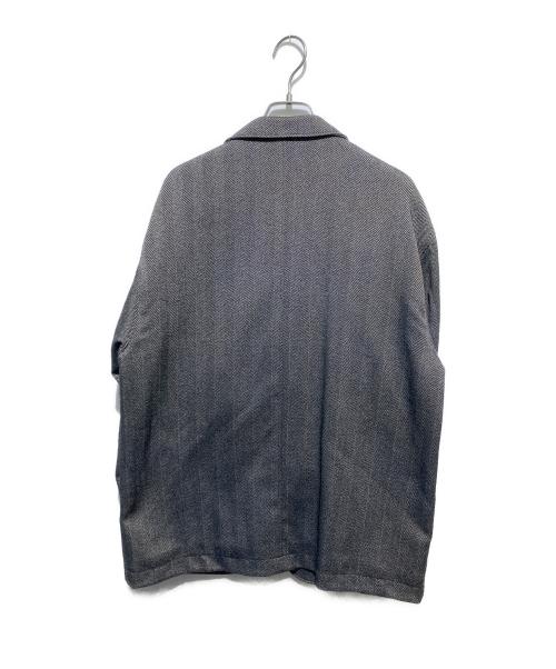 BEAUTY&YOUTH（ビューティーアンドユース）BEAUTY&YOUTH (ビューティーアンドユース) 23AW/ヘリンボーン柄テーラードジャケット グレー サイズ:XLの古着・服飾アイテム