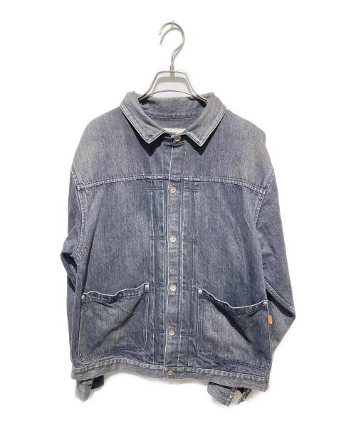 ESS（イーエスエス）ESS (イーエスエス) デニムジャケット グレー サイズ:Mの古着・服飾アイテム