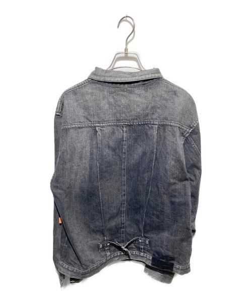 ESS（イーエスエス）ESS (イーエスエス) デニムジャケット グレー サイズ:Mの古着・服飾アイテム