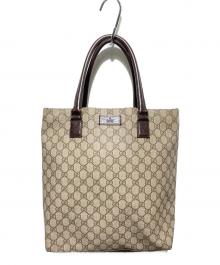 GUCCI（グッチ）の古着「GGスプリーム/トートバッグ」｜ベージュ