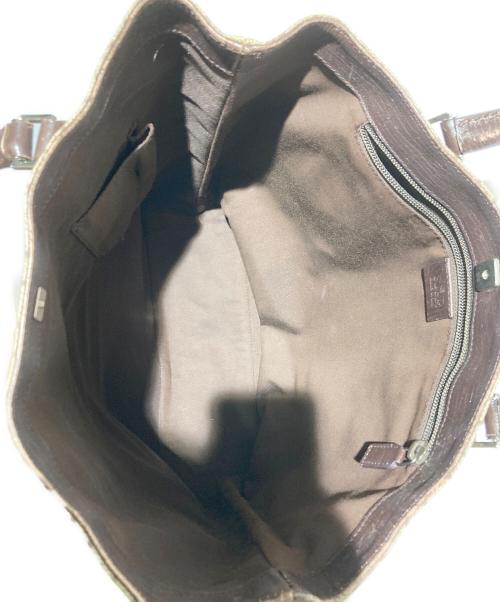 GUCCI（グッチ）GUCCI (グッチ) GGスプリーム/トートバッグ ベージュの古着・服飾アイテム