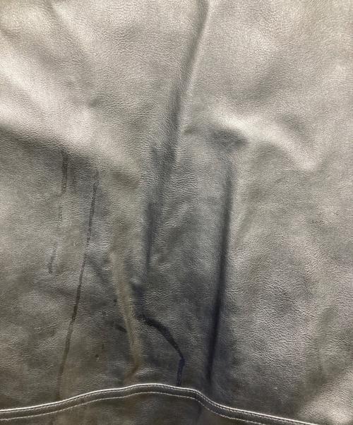 BACKERS（バッカーズ）Backers (バッカーズ) レザージャケット ブラック サイズ:Mの古着・服飾アイテム