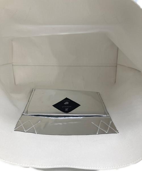 enamel（エナメル）enamel (エナメル) アルミニウムトートバック シルバーの古着・服飾アイテム