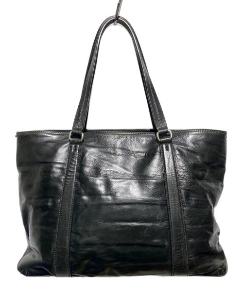 Daniel&Bob（ダニエル＆ボブ）Daniel&Bob (ダニエル＆ボブ) レザートートバッグ ブラックの古着・服飾アイテム