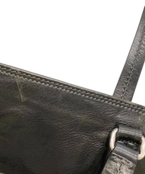 Daniel&Bob（ダニエル＆ボブ）Daniel&Bob (ダニエル＆ボブ) レザートートバッグ ブラックの古着・服飾アイテム