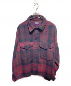 PENDLETONペンドルトン）の古着「60's ウールシャツジャケット」｜レッド