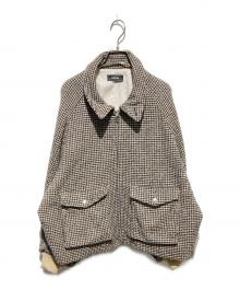 Knuth Marf（クヌースマーフ）の古着「ツイードジャケット」｜ブラック×ベージュ