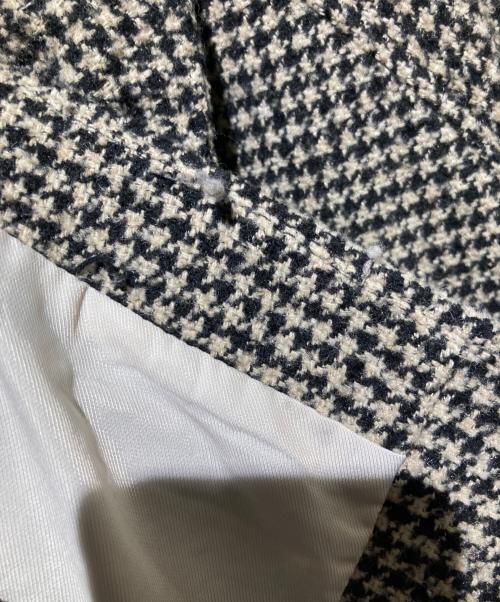 Knuth Marf（クヌースマーフ）knuth marf (クヌースマーフ) ツイードジャケット ブラック×ベージュ サイズ:FREEの古着・服飾アイテム