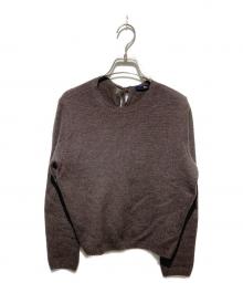 45R（フォーティファイブ・アール）の古着「バックリボン ウールニット」｜ブラウン