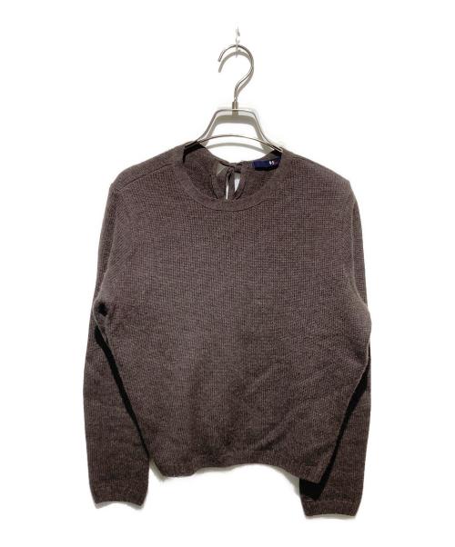 45R（フォーティファイブ・アール）45R (フォーティファイブ・アール) バックリボン ウールニット ブラウン サイズ:3の古着・服飾アイテム